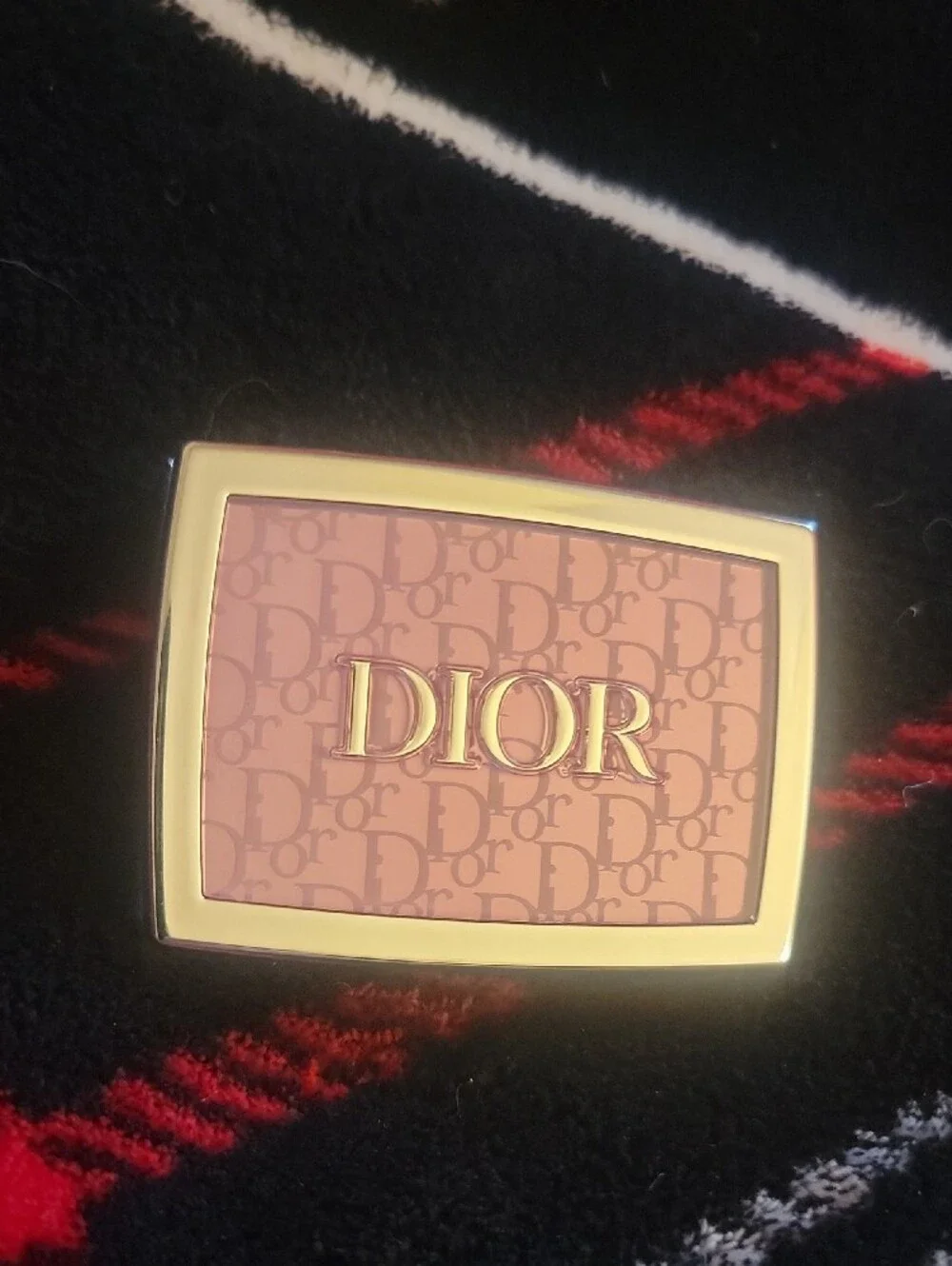 Dior Rosy Glow Compact Blush in Pink Lilac with Silver Frame Brand New